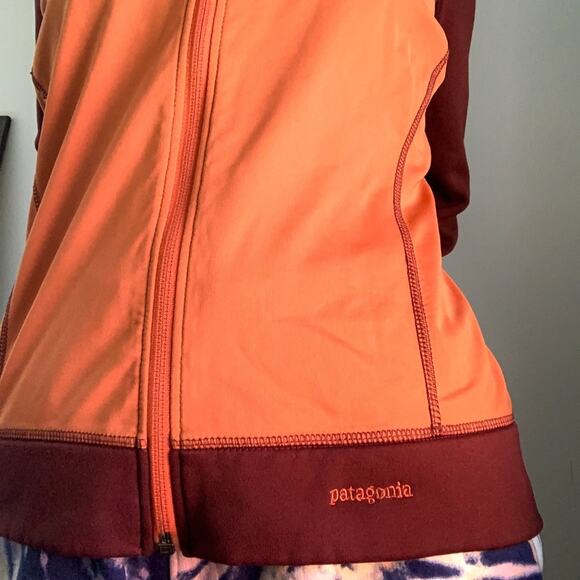 Patagonia Orange and Red Zip Up Jacket - Picture 6 of 14